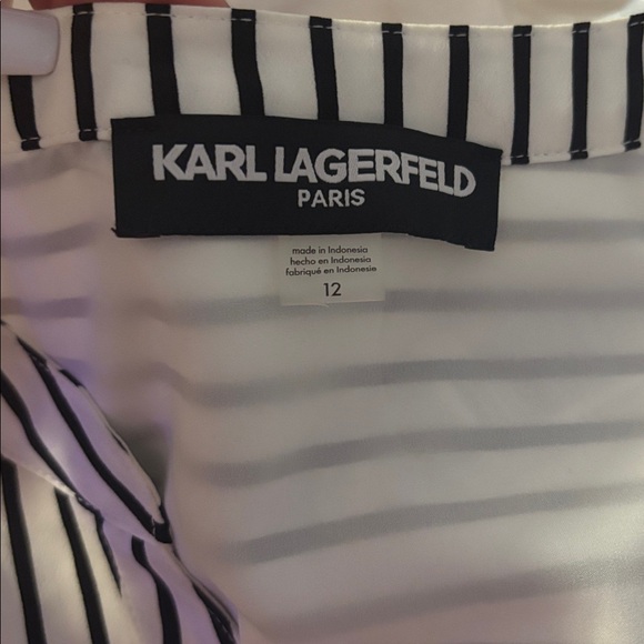 Karl Lagerfeld Paris Fit & Flare Dress - Picture 4 of 6